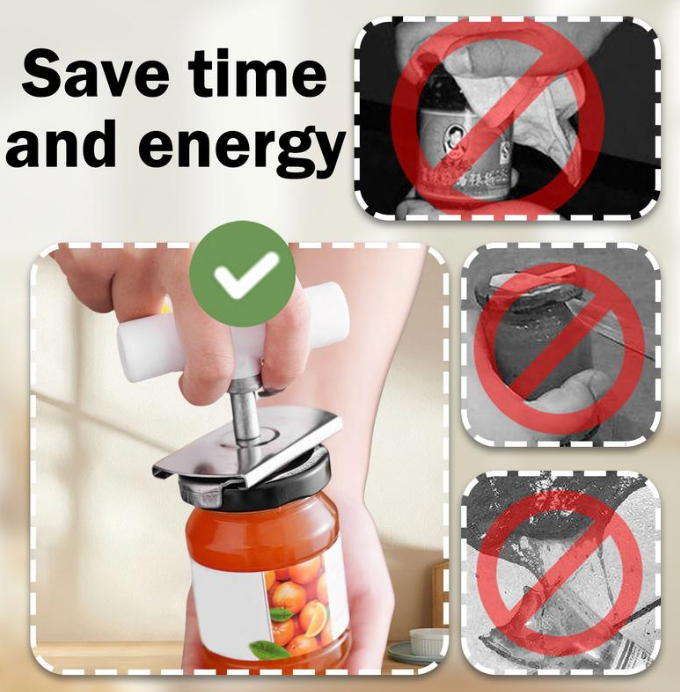 Thickened labor-saving lid opener, general-purpose can opener, bottle cap opener, screw cap opener, effort-saving artifact screw cap