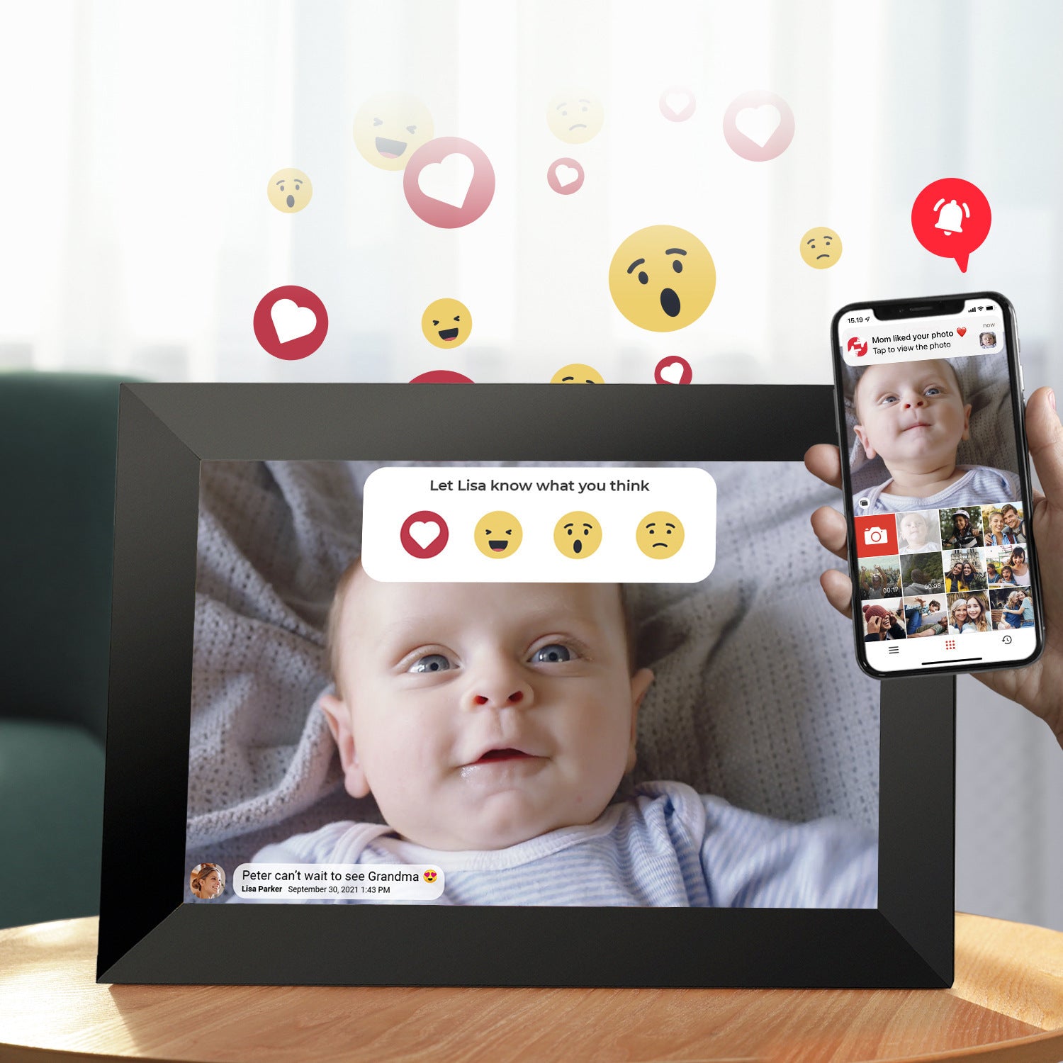 Frameo 10-inch Wi-Fi Digital Photo Frame (32GB)